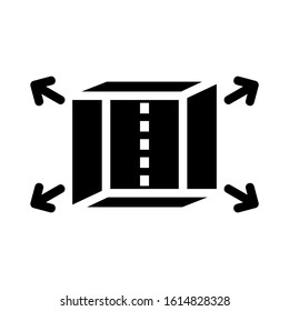 cube icon isolated sign symbol vector illustration - high quality black style vector icons
