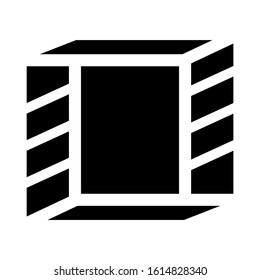 cube icon isolated sign symbol vector illustration - high quality black style vector icons
