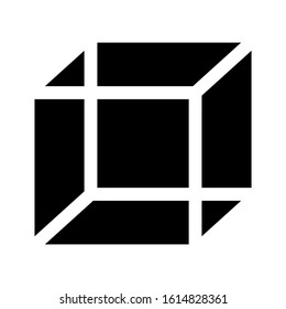 cube icon isolated sign symbol vector illustration - high quality black style vector icons
