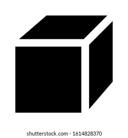 cube icon isolated sign symbol vector illustration - high quality black style vector icons
