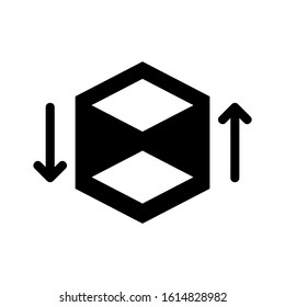 cube icon isolated sign symbol vector illustration - high quality black style vector icons
