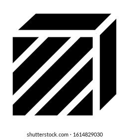 cube icon isolated sign symbol vector illustration - high quality black style vector icons
