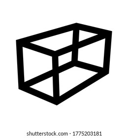 cube icon or logo isolated sign symbol vector illustration - high quality black style vector icons
