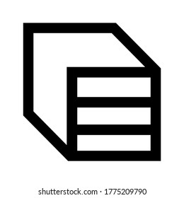 cube icon or logo isolated sign symbol vector illustration - high quality black style vector icons
