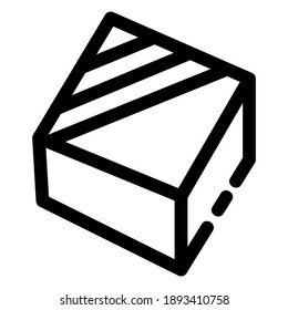 cube icon or logo isolated sign symbol vector illustration - high quality black style vector icons
