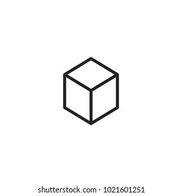 cube icon. sign design
