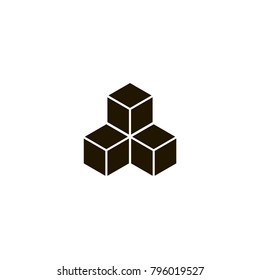 cube icon. sign design