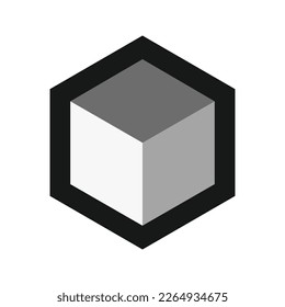 Cube icon. sign for mobile concept and web design. vector illustration