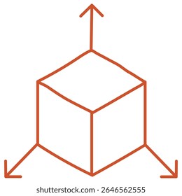  Ícone de Cubo, Precisão Estruturada O Poder do Cubo, Blocos de Construção de Inovação Uma Perspectiva de Cubo, vetor