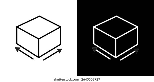 Cube icon symbol concept for graphic design, Website, UI. EPS