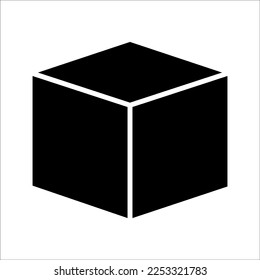 Cube icon. In Trendy Design Vector. Vector illustration on a white background.