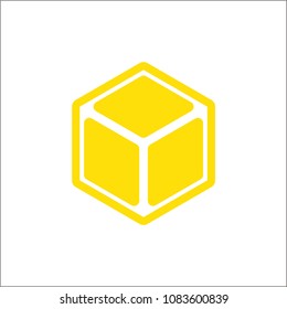 cube icon vector