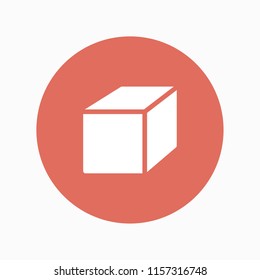 cube icon vector