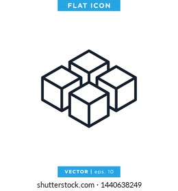 Cube Icon Vector Design Template