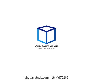 Cube Icon Vector Illustration Logo Design Element