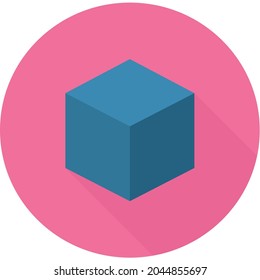 Cube icon vector image. Can also be used for Physical Fitness. Suitable for mobile apps, web apps and print media.