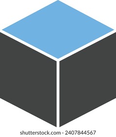 Cube icon vector image. Suitable for mobile application web application and print media.