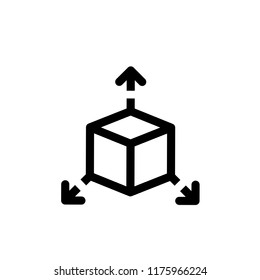 Cube icon,vector illustration. Flat design style. vector cube icon illustration isolated on White background, cube icon Eps10. cube icons graphic design vector symbols.