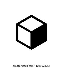 Cube icon,vector illustration. Flat design style. vector cube icon illustration isolated on White background, cube icon Eps10. cube icons graphic design vector symbols.