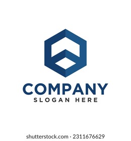 icono del logotipo FF de cubo y letra y vector