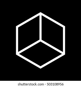 Cube logo design icon