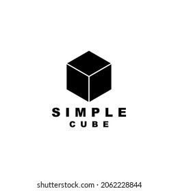 Cube logo design template. Isolated in white background 