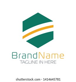 Cube Logo With Green Color