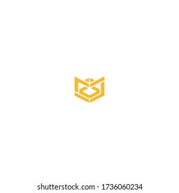 cube logo icon design with simple line art style