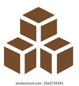 cube logo, stacked cubes logo vector, cubes in a row