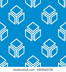 impresión de fondo sin problemas en el contorno de cubo. Ideal para la tela vintage de verano, la reserva de chatarra, el papel pintado, la envoltura de regalo. diseño de fondo de patrón de repetición