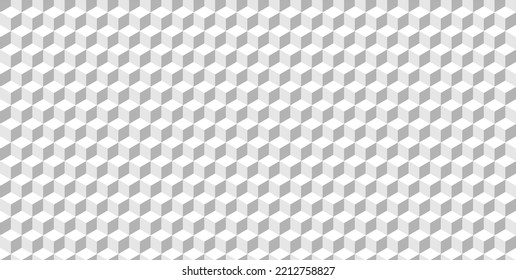 Cube Pattern Abstract Geometric Minimal Background Vector Illustration