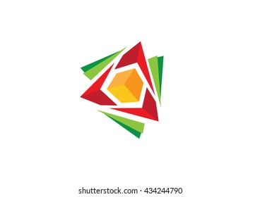 Cube polygonal