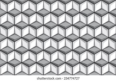 cube relief seamless  tile background 