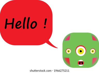 Cube Says Hello to the World 