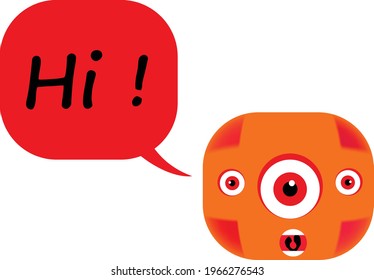 Cube Says Hi to the World. 