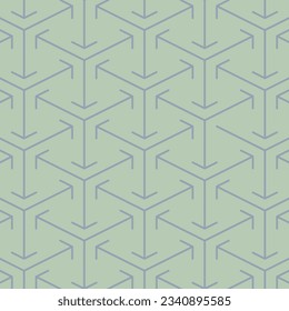 Cube seamless background. Vector illustration.