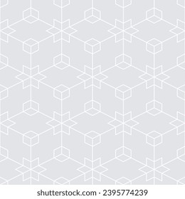 Fondo transparente del cubo. Ilustración vectorial.