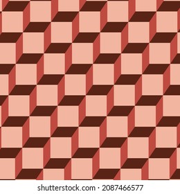 cube seamless pattern perfect for background or wallpaper