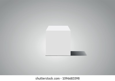Cube with shadow