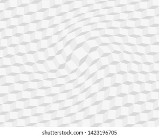Cube shape - background Vector ai