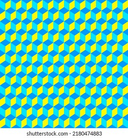 
Cube shape pattern background vector
