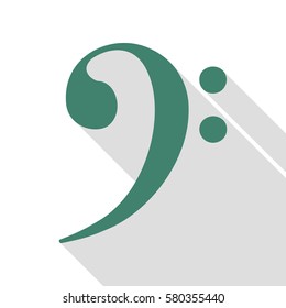 Cube sign illustration. Veridian icon with flat style shadow path.