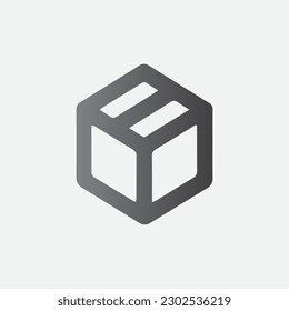 Cube Symbol Icon Vector Illustration