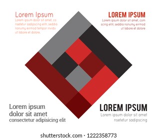 Cube symbol isolated on white - illustration