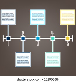 cube time line design
