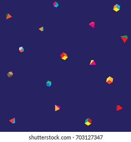 cube triangle 3d pattern