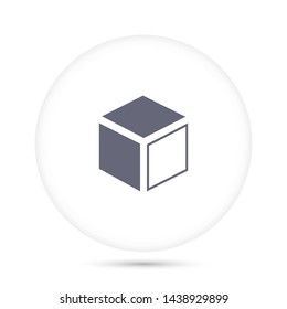 cube vector icon 10 eps , Lorem ipsum Flat design