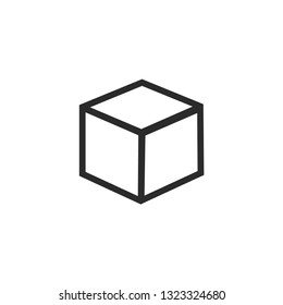 Cube Vector Icon