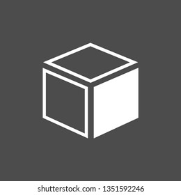 cube vector icon