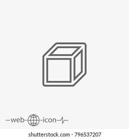 cube vector icon